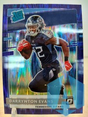 2020 Optic Rated Rookie PURPLE SHOCK Prizm Darrynton Evans #183 Titans